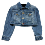 Marc Ellis Giubbino Tinta Unita In Denim per Bambina JMJJK01180 AZZURRO MARC ELLIS 