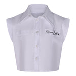 Marc Ellis Camicia Mezza Manica Tinta Unita con Logo per Bambina JMJSH01176 BIANCO MARC ELLIS 