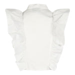 Marc Ellis Camicia Tinta Unita con Balze per Bambina JMJSH16684 BIANCO MARC ELLIS 