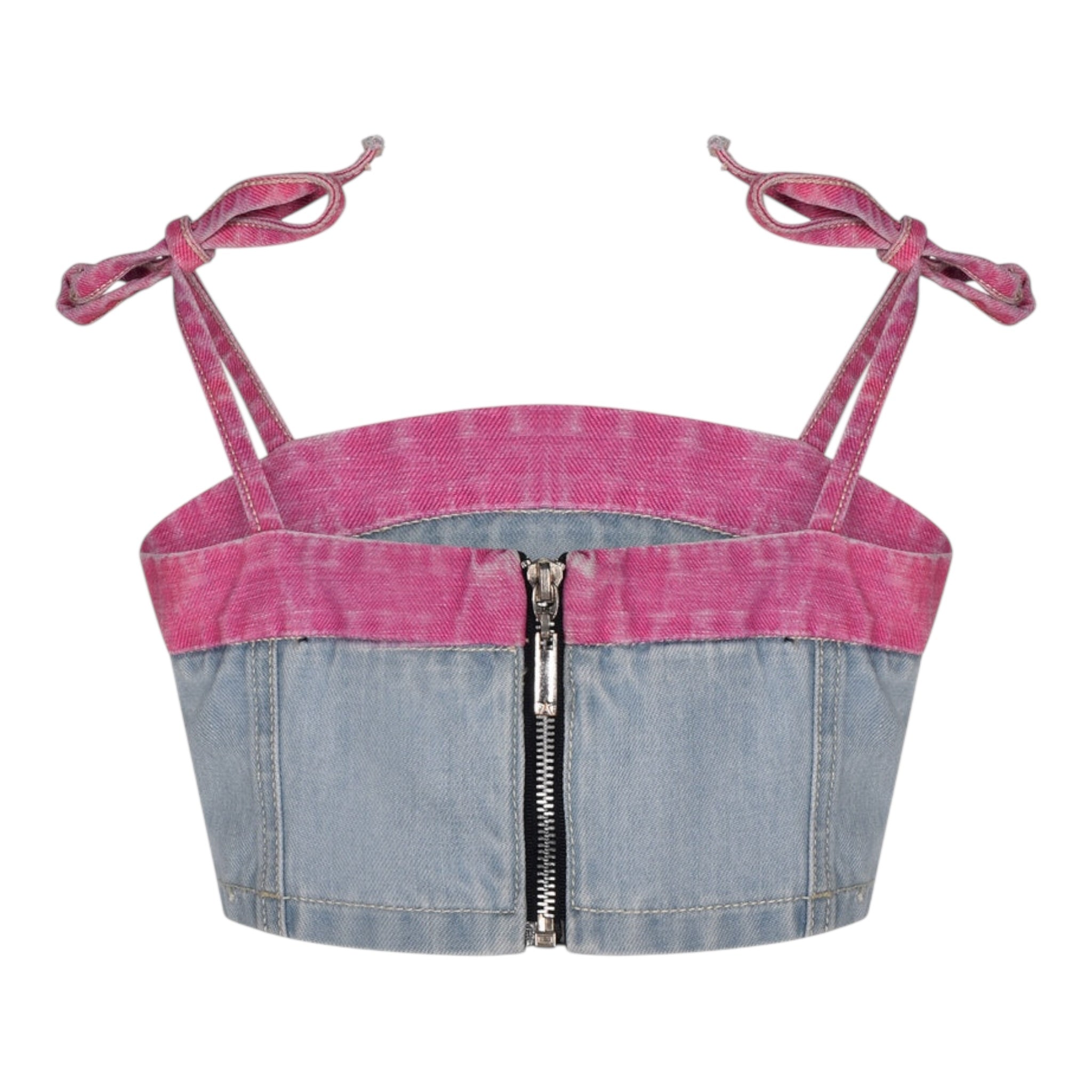 Marc Ellis Top tinta unita In Denim Azzurro per Bambina JMJTP01212 AZZURRO MARC ELLIS 