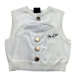 Marc Ellis Top Giromanica Tinta Unita con Logo per Bambina JMJTP01252 PANNA MARC ELLIS 