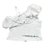 Marc Ellis Top Tinta Unita con Balze per Bambina JMJTP14169 BIANCO MARC ELLIS 