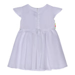 Marc Ellis Abito tinta unita con Paillettes Bianco per Neonata JMNDR01543 BIANCO MARC ELLIS 