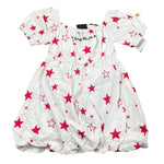 Marc Ellis Abito Tinta Unita con Stampa per Neonata JMNDR14283 BIANCO MARC ELLIS 
