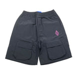 Marcelo Burlon Bermuda Tinta Unita con Elastico In Vita per Bambino CBCS001S24 NERO MARCELO BURLON 