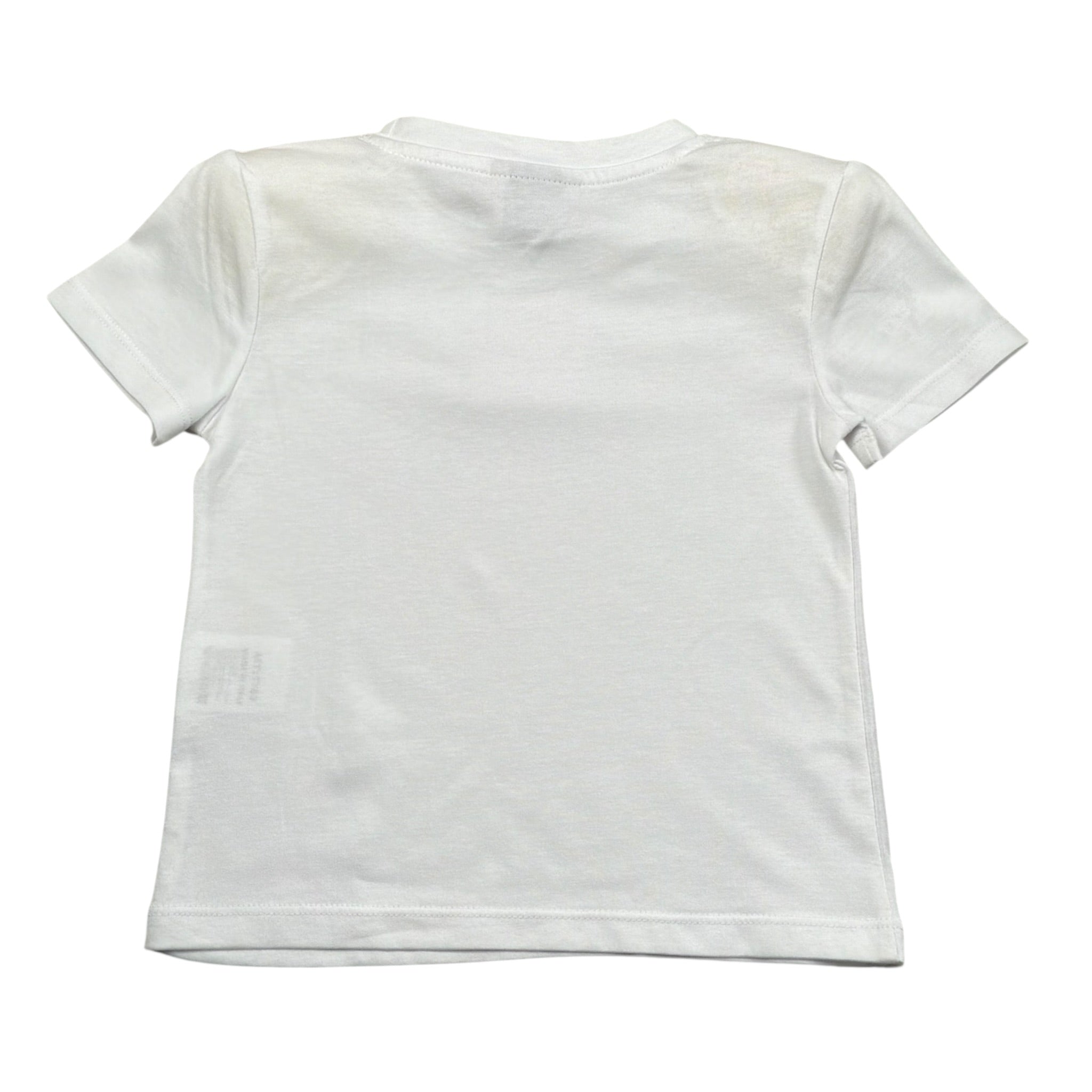 Mariuccia T-Shirt Girocollo Tinta Unita per Bambina MBS23T780 BIANCO MARIUCCIA 