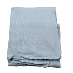Marlu' Coperta Tinta Unita con Ricami per Neonato EB6780 AZZURRO MARLU' 