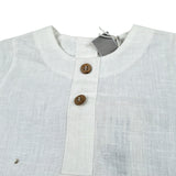 Marlu' Completo 2 Pezzi Camicia-Bermuda Bianco per Neonato EL5753 BIANCO MARLU' 