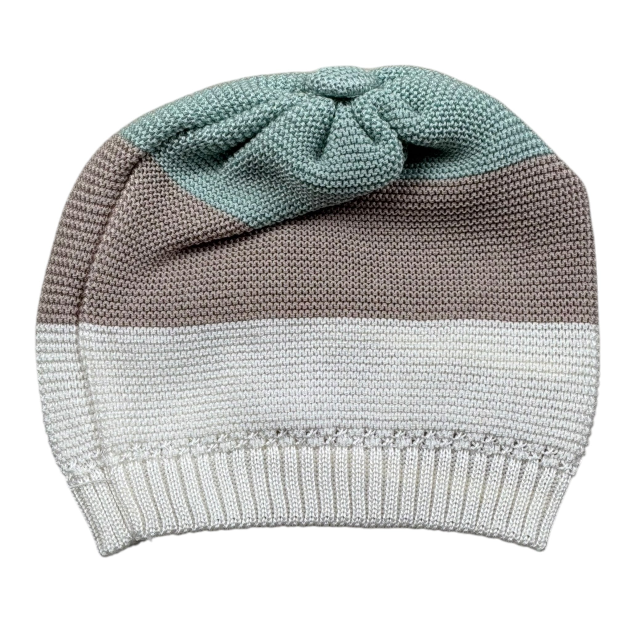 Marlu' Cappello Tricolore con Ricami per Neonata EP5671 MULTICOLOR MARLU' 