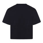 Marni T-Shirt Girocollo Tinta Unita con Stampa per Bambina M01317X BLU MARNI 