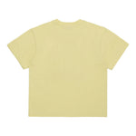 Max Mara T-Shirt Girocollo Tinta Unita con Stampa per Bambina MX0005 GIALLO MAX MARA 