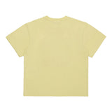 Max Mara T-Shirt Girocollo Tinta Unita con Stampa per Bambina MX0005 GIALLO MAX MARA 
