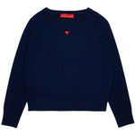 Max&Co. Maglia Girocollo Fantasia A Righe per Bambina MX0003X BLU MAX&Co. 