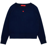 Max&Co. Maglia Girocollo Fantasia A Righe per Bambina MX0003X BLU MAX&Co. 