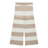 Max&Co. Pantalone Bicolore Traforaro per Bambina MX0176 BIANCO/BEIGE MAX&Co. 