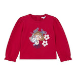 Mayoral Shirt Girocollo Tinta Unita con Stampa per Neonata 1015 ROSSO MAYORAL 