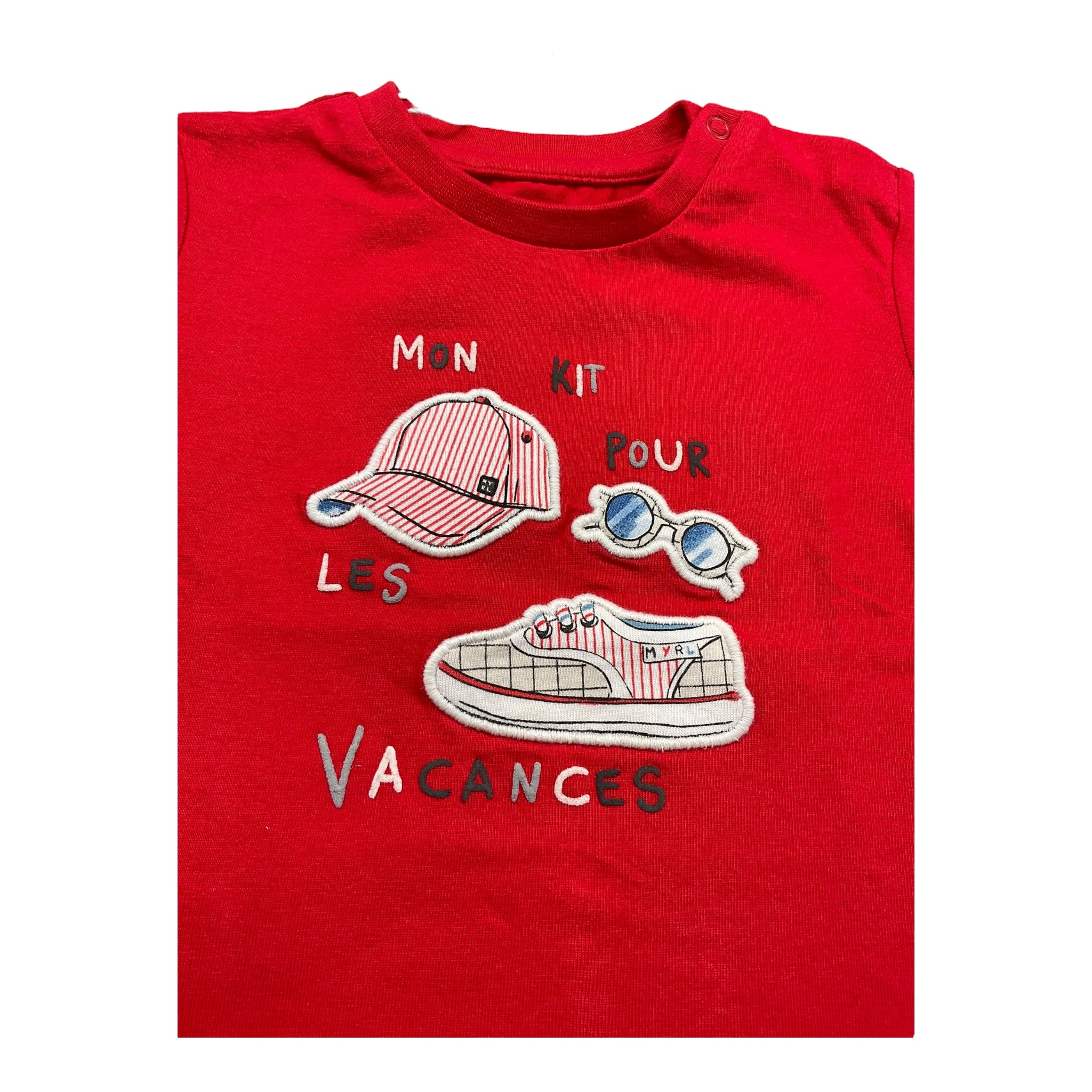 Mayoral T-Shirt Girocollo Tinta Unita per Neonato 1025 ROSSO MAYORAL 