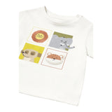 Mayoral T-Shirt Girocollo Tinta Unita con Stampa per Neonato 1056 BIANCO MAYORAL 