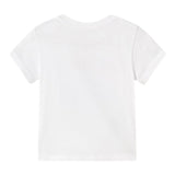Mayoral T-Shirt Girocollo Tinta Unita con Stampa per Neonato 1066 BIANCO MAYORAL 