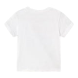 Mayoral T-Shirt Girocollo Tinta Unita con Stampa per Neonato 1066X BIANCO MAYORAL 