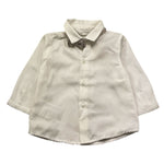 Mayoral Camicia Manica Lunga Tinta Unita con Papillon per Neonato 1102 BIANCO MAYORAL 