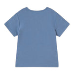 Mayoral T-Shirt Tinta Unita con Stampa per Bambino 11058J BLU MAYORAL 