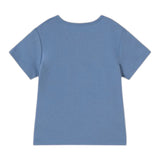 Mayoral T-Shirt Tinta Unita con Stampa per Bambino 11058J BLU MAYORAL 