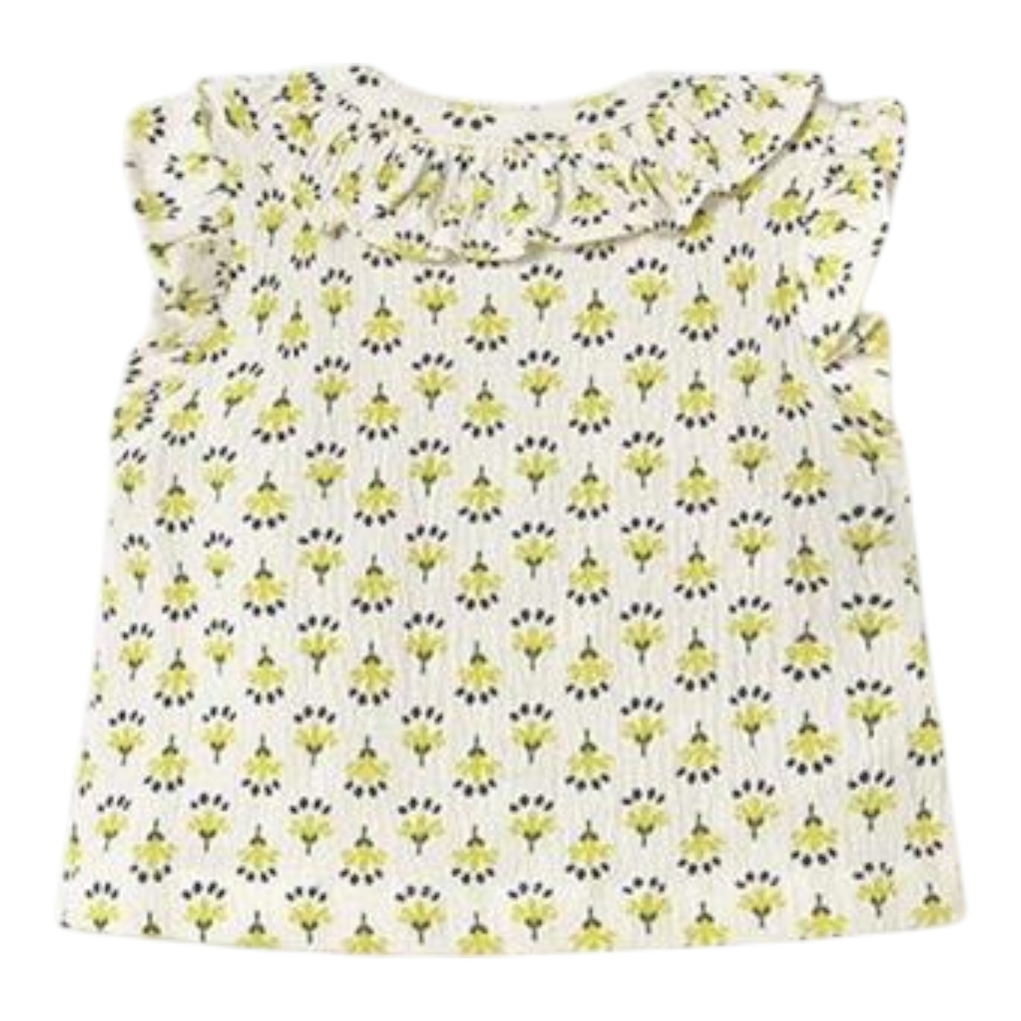 Mayoral Camicia Tinta Unita con Stampa per Bambina 1105J PANNA MAYORAL 