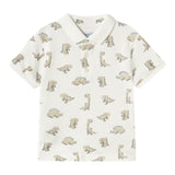 Mayoral Camicia Mezza Manica Fantasia A Righe per Neonato 1112X BIANCO MAYORAL 