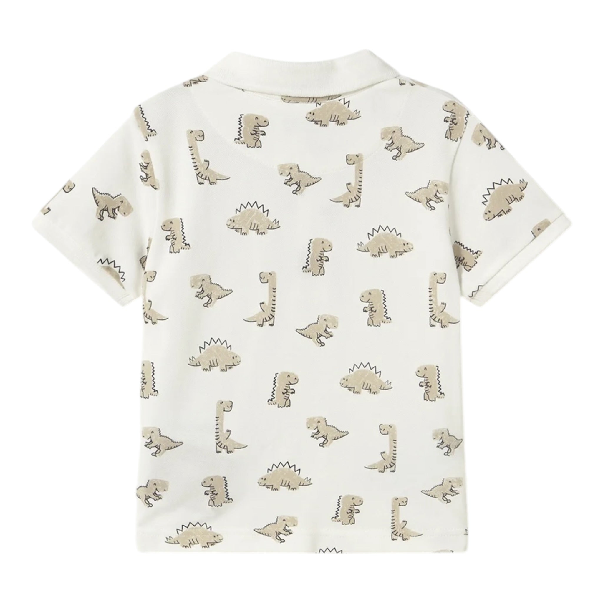 Mayoral Camicia Mezza Manica Fantasia A Righe per Bambino 1112XJ BIANCO MAYORAL 