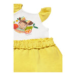 Mayoral Completo 2 Pezzi Canotte-Short per Neonata 1234 BIANCO/GIALLO MAYORAL 