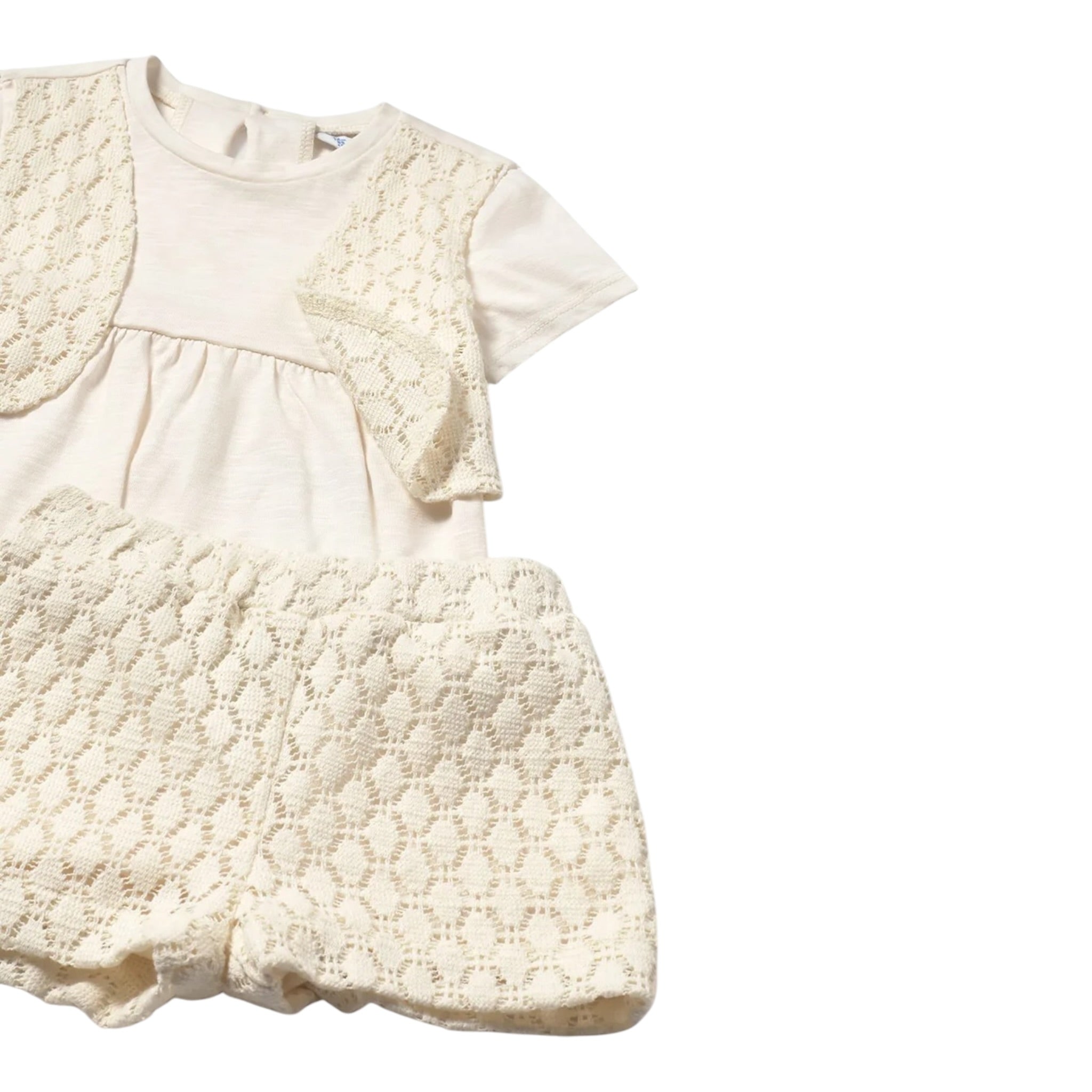 Mayoral Completo 2 Pezzi T-Shirt-Short per Neonata 1239X PANNA MAYORAL 