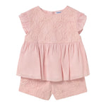 Mayoral Completo 2 Pezzi Camicia-Short Tinta Unita per Neonata 1261 ROSA MAYORAL 