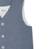 Mayoral Gilet tinta unita Blu per Bambino 1303JX BLU MAYORAL 