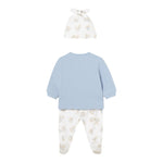 Mayoral Completo 3 Pezzi Ghettina-Shirt-Cappello per Neonato 1532 BIANCO/AZZURRO MAYORAL 