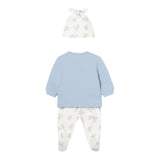 Mayoral Completo 3 Pezzi Ghettina-Shirt-Cappello per Neonato 1532 BIANCO/AZZURRO MAYORAL 