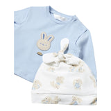 Mayoral Completo 3 Pezzi Ghettina-Shirt-Cappello per Neonato 1532 BIANCO/AZZURRO MAYORAL 