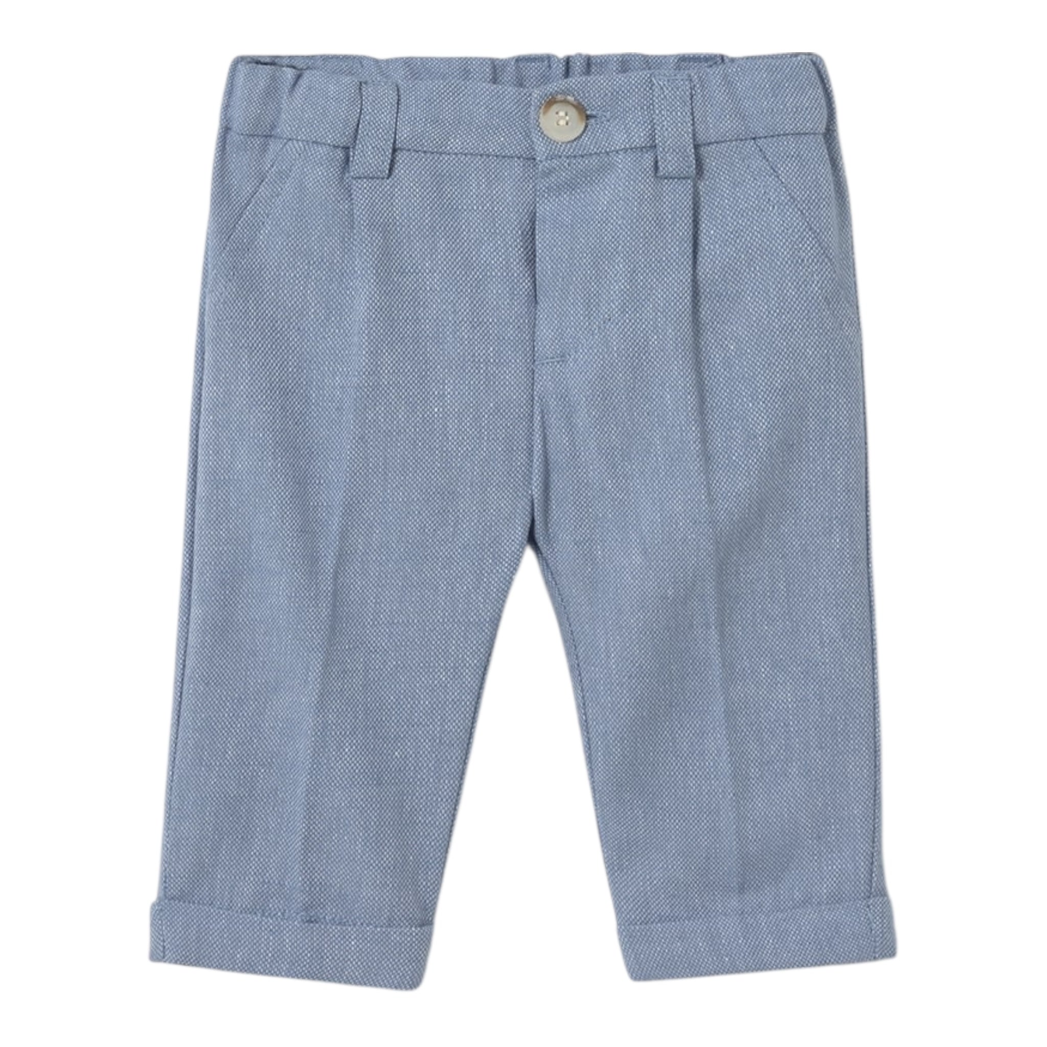 Mayoral Pantalone Tinta Unita con Girovita Regolabile per Neonato 1562 AZZURRO MAYORAL 