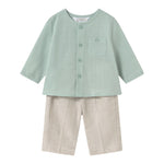 Mayoral Completo 2 Pezzi Camicia-Pantalone per Neonato 1564 VERDE MAYORAL 