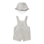 Mayoral Completo 2 Pezzi Salopette-Cappello per Neonato 16016 BIANCO MAYORAL 