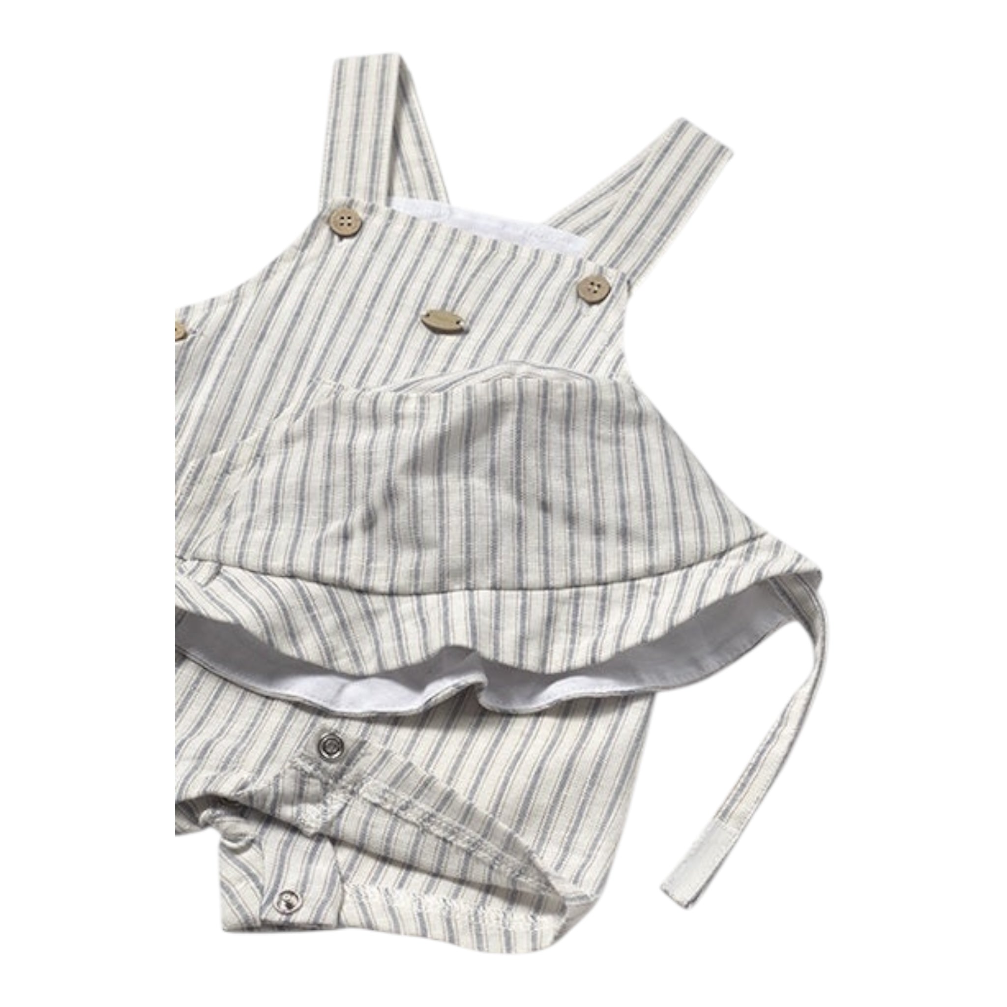 Mayoral Completo 2 Pezzi Salopette-Cappello per Neonato 16016 BIANCO MAYORAL 