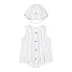 Mayoral Completo 2 Pezzi Pagliaccetto-Cappello per Neonato 16033 BIANCO MAYORAL 
