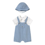 Mayoral Completo 2 Pezzi Pagliaccetto-Cappello per Neonato 1605 BLU MAYORAL 