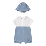 Mayoral Completo 2 Pezzi Pagliaccetto-Cappello per Neonato 1605 BLU MAYORAL 