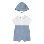 Mayoral Completo 2 Pezzi Pagliaccetto-Cappello per Neonato 1605X BLU MAYORAL 