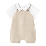 Mayoral Completo 2 Pezzi T-Shirt-Pagliaccetto per Neonato 1607X BEIGE MAYORAL 