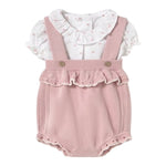 Mayoral Completo 2 Pezzi Ghettina-Camicia per Neonata 1661 BIANCO/ROSA MAYORAL 
