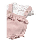 Mayoral Completo 2 Pezzi Ghettina-Camicia per Neonata 1661 BIANCO/ROSA MAYORAL 