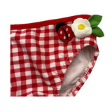 Mayoral Costume Mutandina Fantasia Quadretti per Neonata 1693 BIANCO/ROSSO MAYORAL 