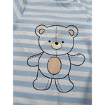 Mayoral Tutina Manica Lunga Fantasia A Righe Azzurro per Neonato 1709UX AZZURRO MAYORAL 